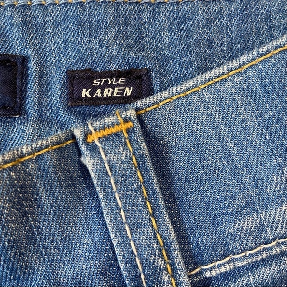 MISS sixty Karen jeans low rise light wash blue denim 98% cotton stretch size 25 - Picture 3 of 14